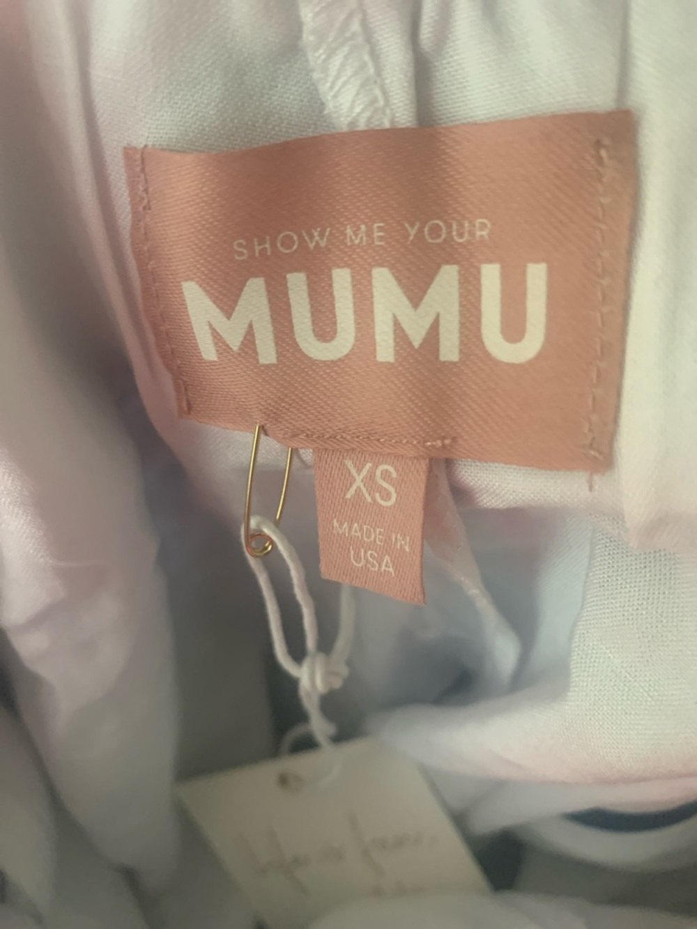 SHOW ME YOUR MUMU All Night Skort in Navy and White Trim - Size: XS - Picture 7 of 7